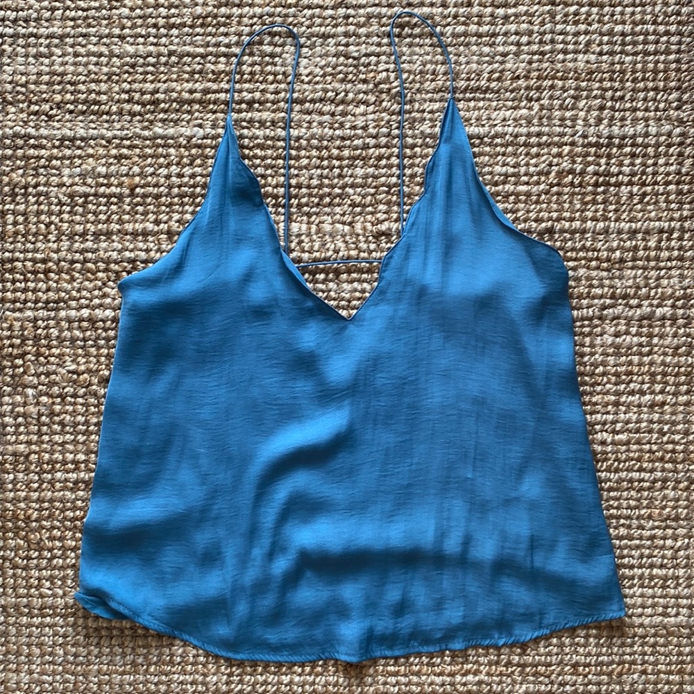 Blue tank top